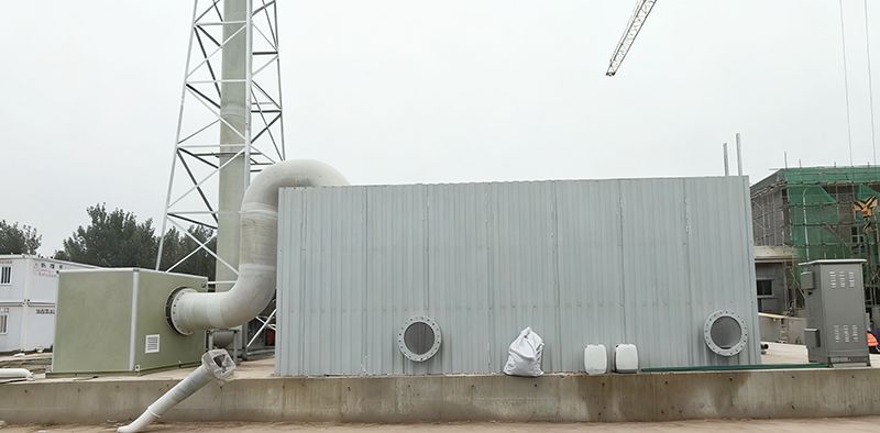 覇(ba)州汚水處理廠(chang)生物除(chu)臭項目